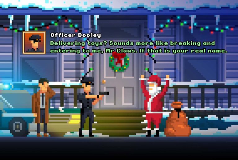 Darkside Detective is a Christmas game